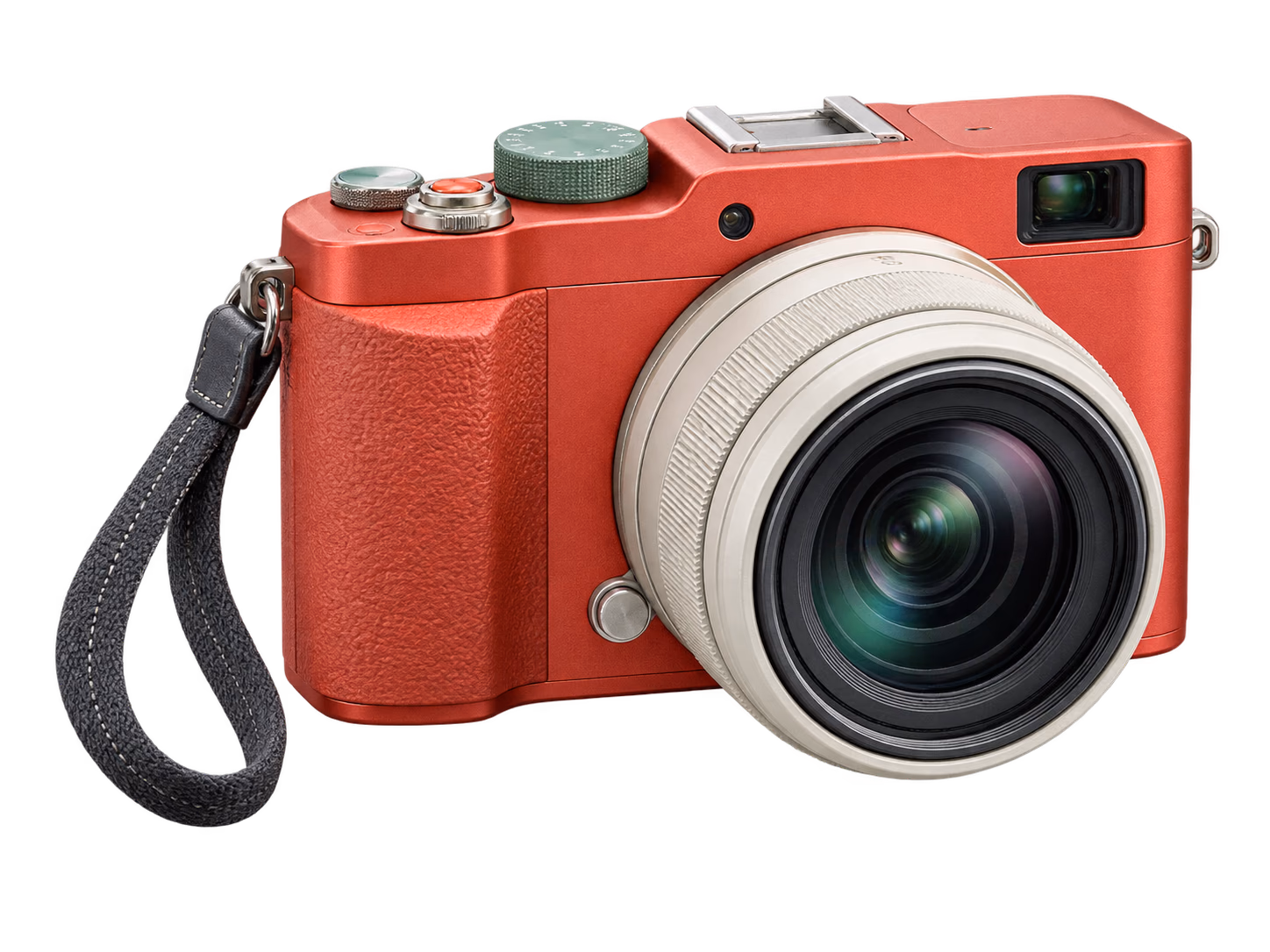 Coral camera isolated on a transparent background
