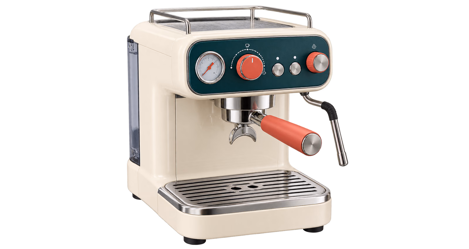 Espresso machine isolated on a transparent background